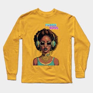 Funky Soul: Vivid Urban Skater Long Sleeve T-Shirt